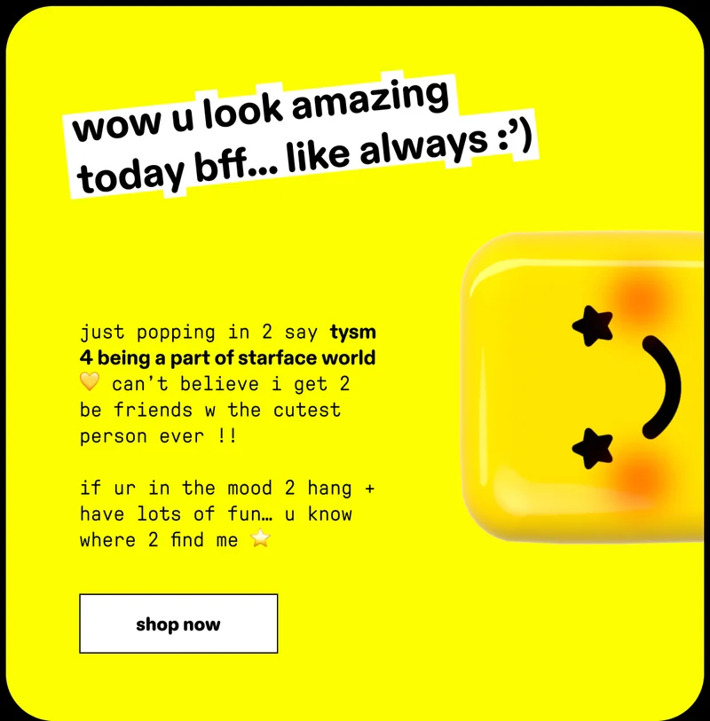 wow u look amazing today bff...like always :')