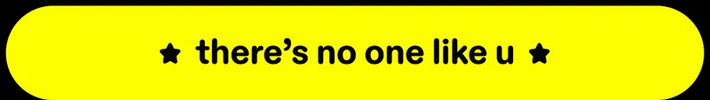 there's no one like u