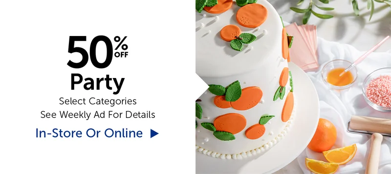 50% Off Party - Select Categories