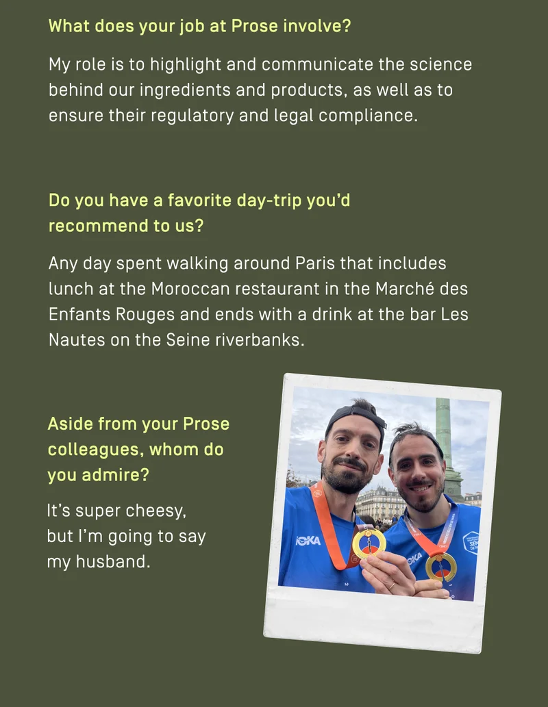What does your job at Prose involve?