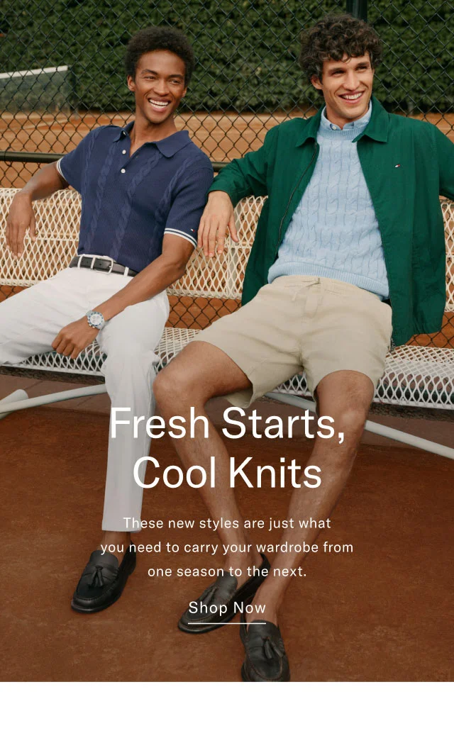 Fresh starts, cool knits These new styles are just what you need to carry your wardrobe from one season to the next. Shop now