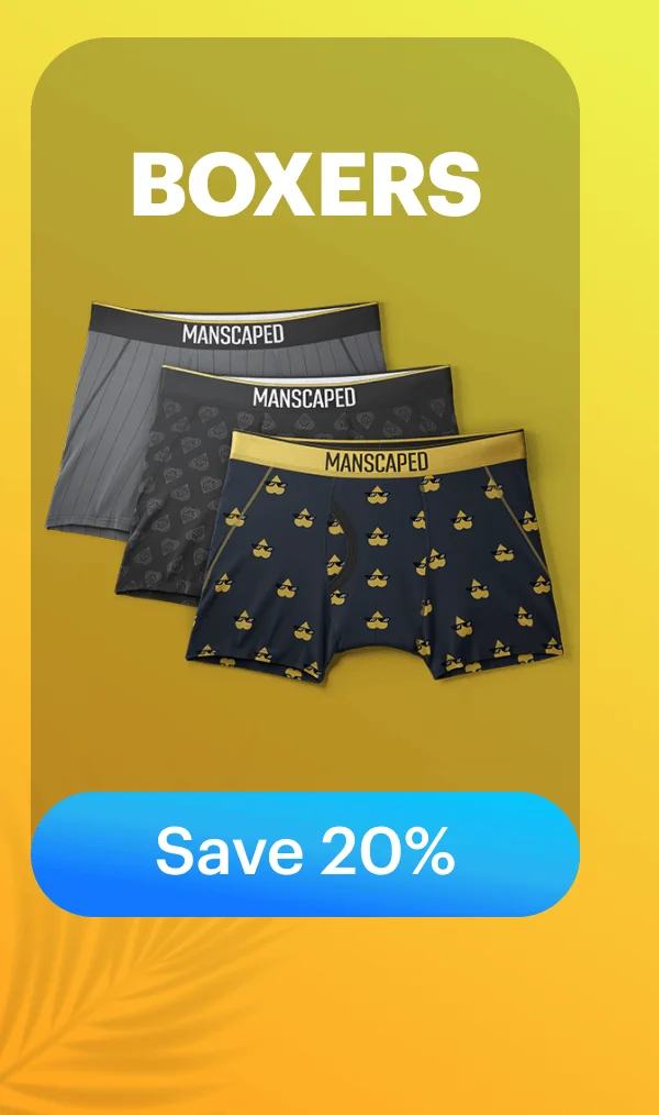 Save 20% on Boxers