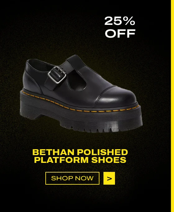 BETHAN POLISHED PLATFORM SHOES