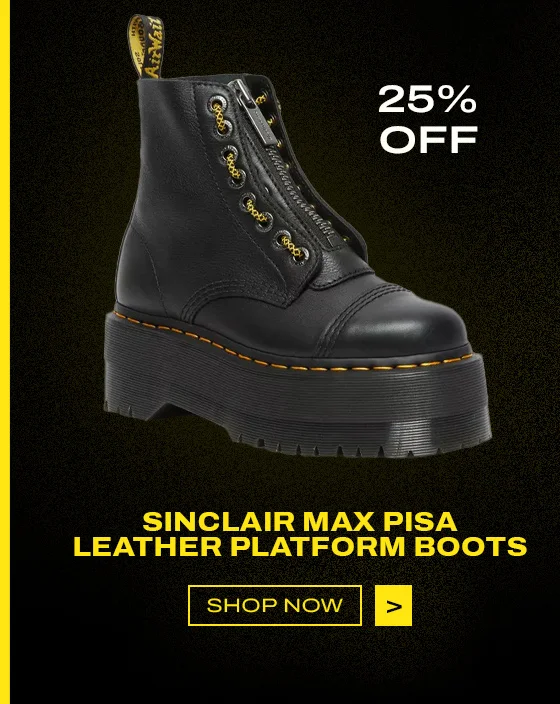 SINCLAIR MAX PISA LEATHER PLATFORM BOOTS