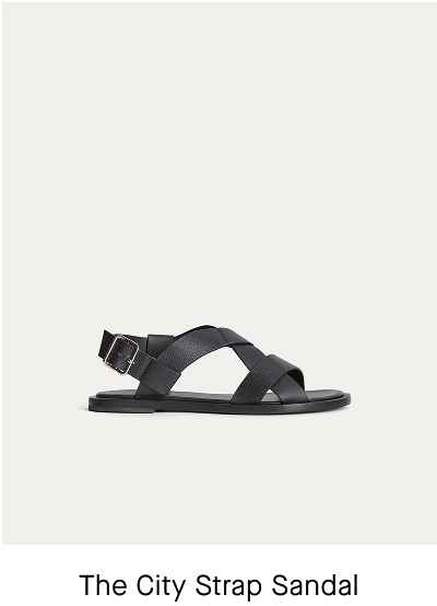 [Image]The City Strap Sandal | Black
