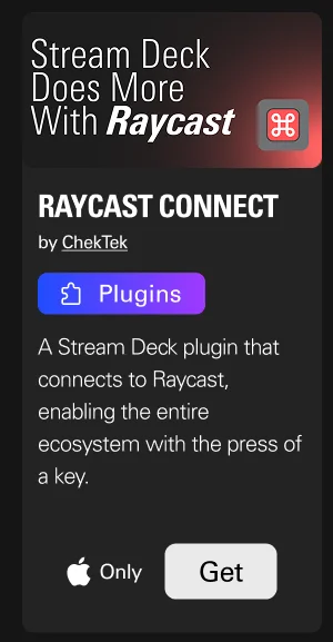 Raycast Connect by ChekTek Raycast Connect by ChekTek