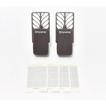 DynaTrap Set of 2 FlyLight Indoor Insect Traps w/ 4 Glue Cards