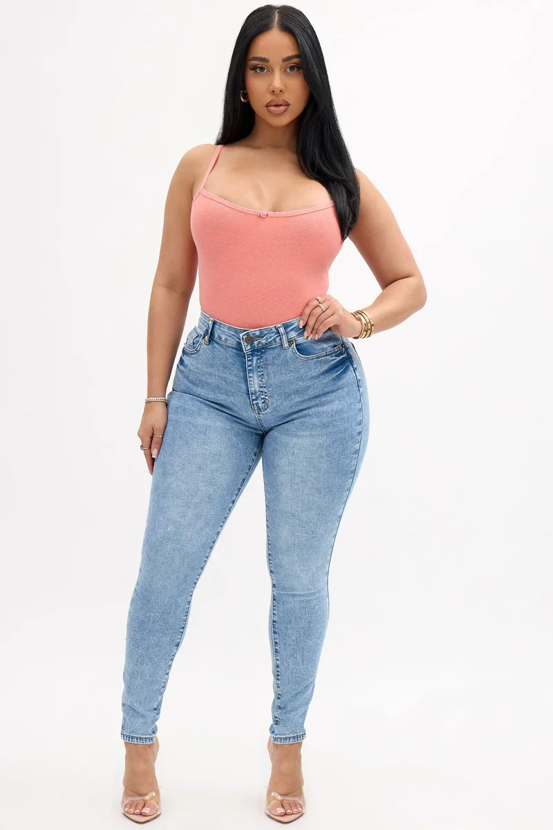 Image of Yes To Heaven Stretch Skinny - Light Wash