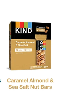 Caramel Almond & Sea Salt Nut Bars