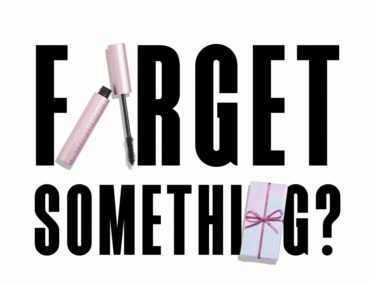 FORGET SOMETHING?