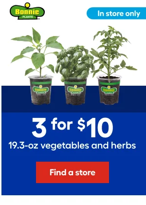 3 for $10 19.3-oz vegetables and herbs