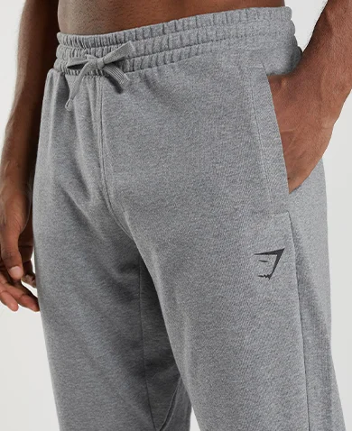 Essential Oversized Joggers - Charcoal Grey Marl