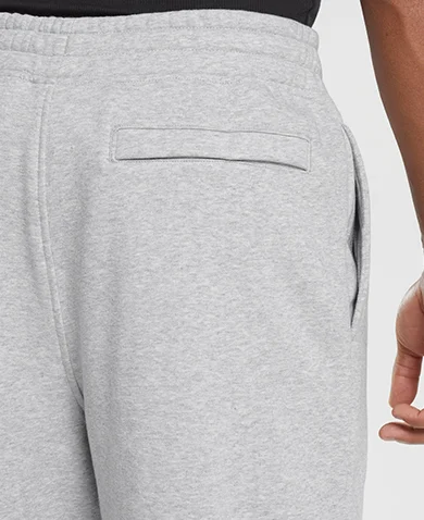 Crest Straight Leg Joggers - Light Grey Marl