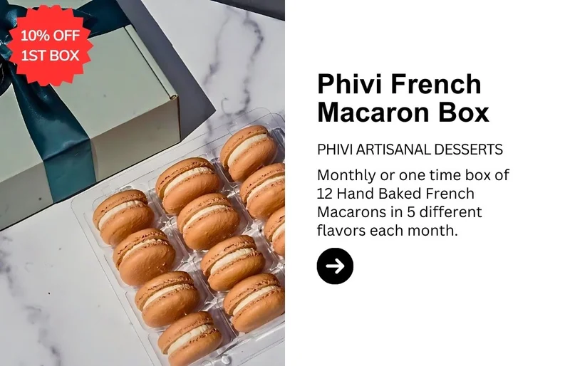 Phivi French Macaron Box