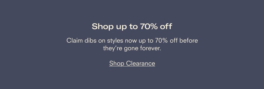 Shop Clearance