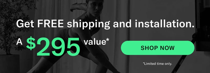 Get FREE shipping and installation — A $295 value* CTA: Shop Now