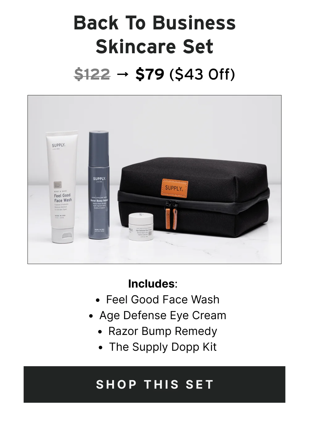 Back to Business Skincare Set [ Shop This Set ]