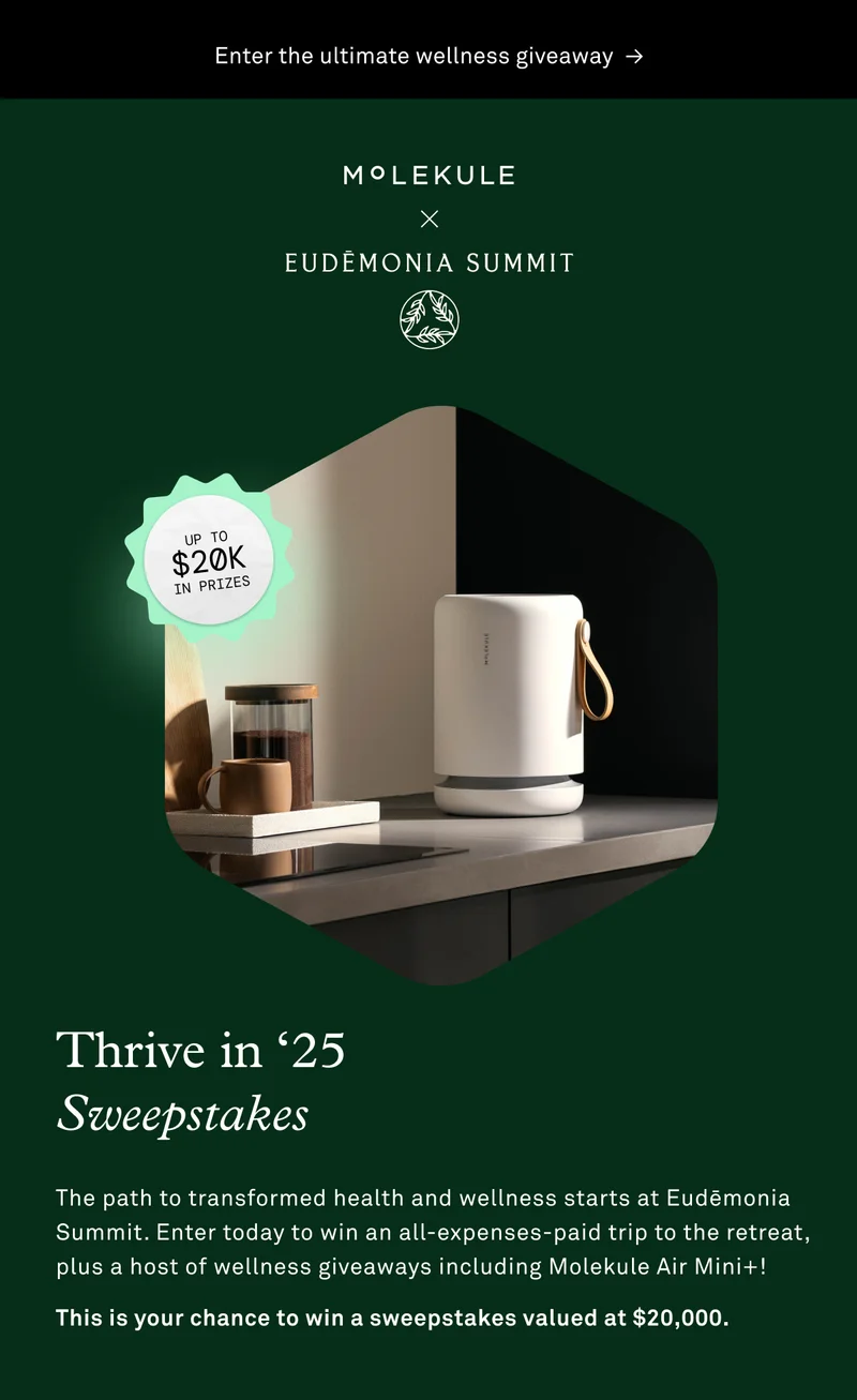Thrive in '25 Sweepstakes