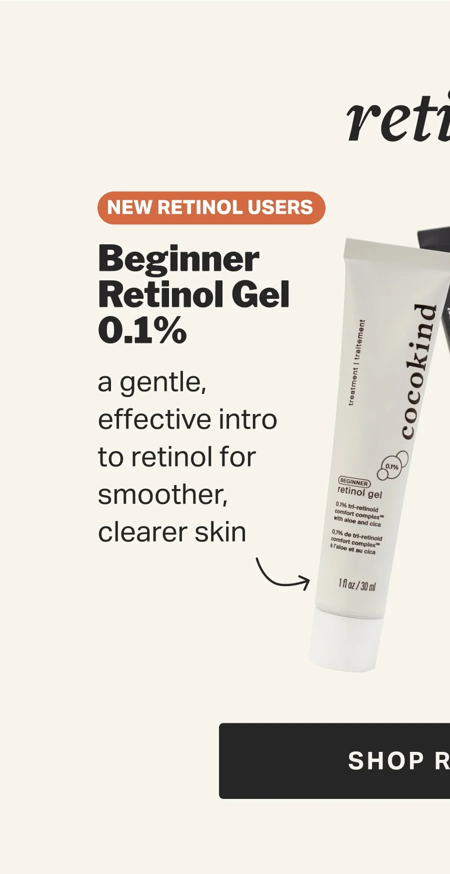 Beginner Retinol Gel 0.1%