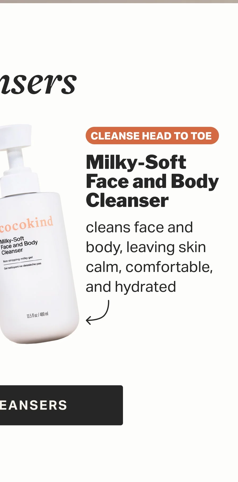 Milky-Soft Face and Body Cleanser