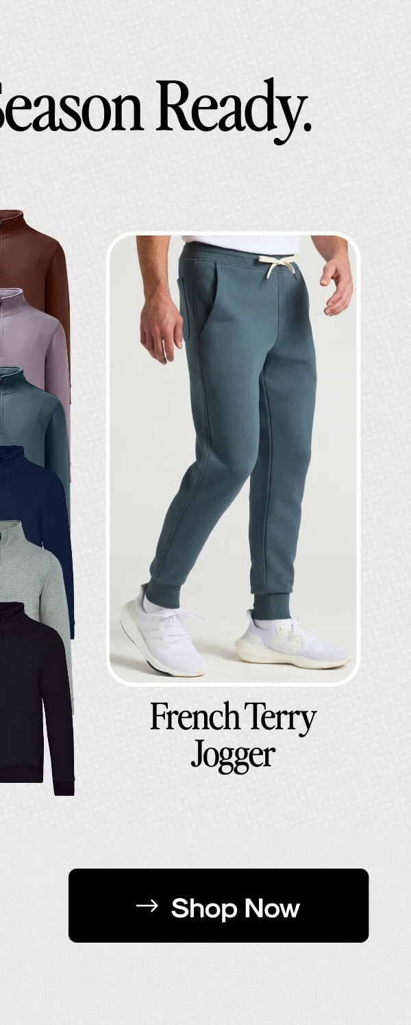 French Terry Half Jogger