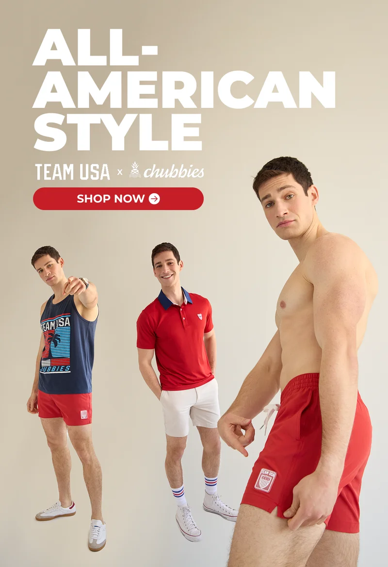 INTRODUCING THE TEAM USA x CHUBBIES COLLECTION
