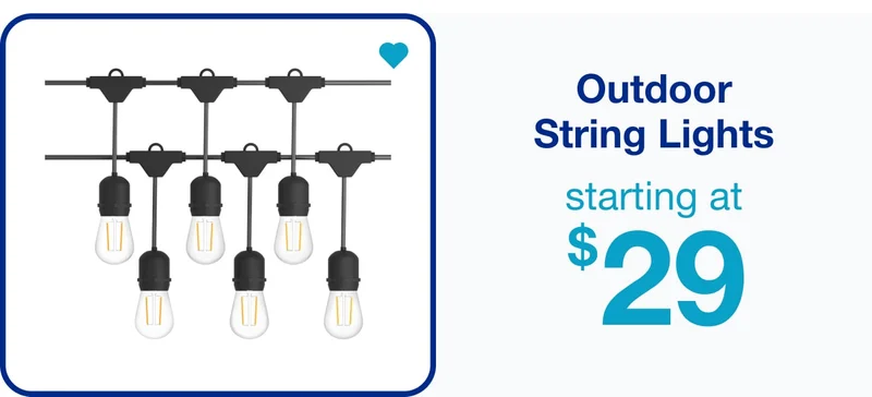 Outdoor String Lights — Shop Now!