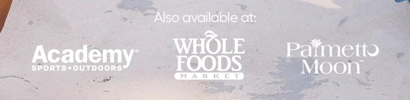 Also Available at: Academy Sports, Whole Foods, Palmetto Moon
