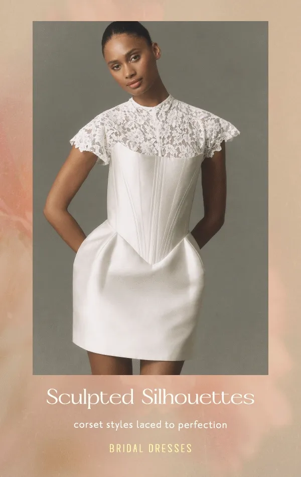 Sculpted Silhouettes corset styles laced to perfection Bridal Dresses
