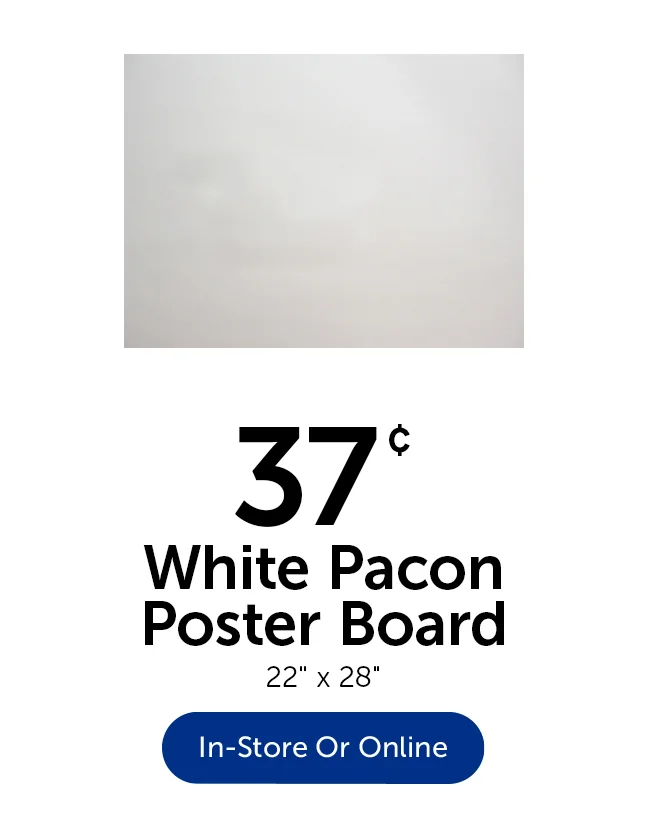 White Poster Board