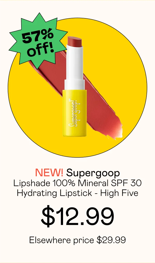 Lipshade 100% Mineral SPF 30 Hydrating Lipstick - High Five