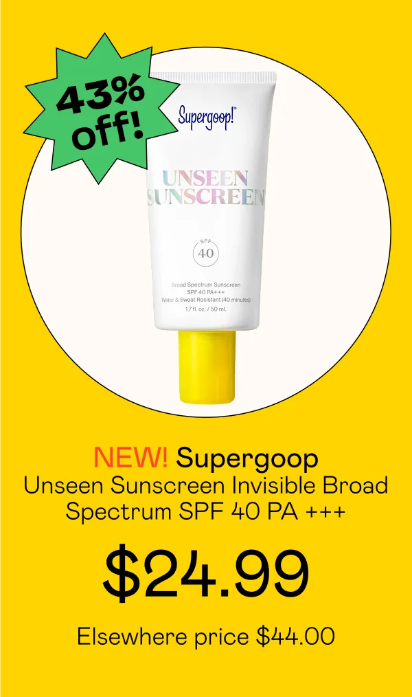 Unseen Sunscreen Invisible Broad Spectrum SPF 40 PA +++