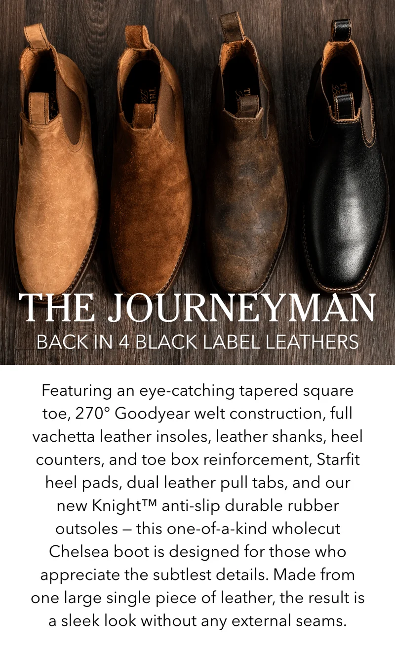 The Journeyman Black Label Leathers