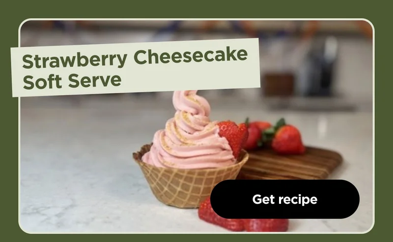 Strawberry Cheesecake Soft Serve