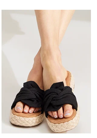 Abby Slide Flatform Espadrille Sandal - Image