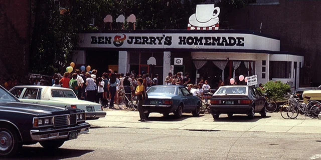 Ben & Jerry's very first Scoop Shop in Burlington, VT