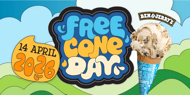FREE CONE DAY April 14, 2026