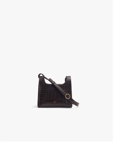 Mini Double Loop Bag (Croco)