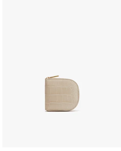 Duo Small Zip Wallet (Croco)