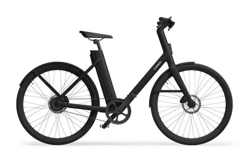 A render. A Cowboy Cruiser Black.