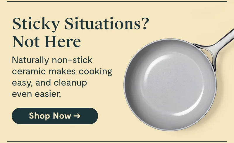 No sticky pans
