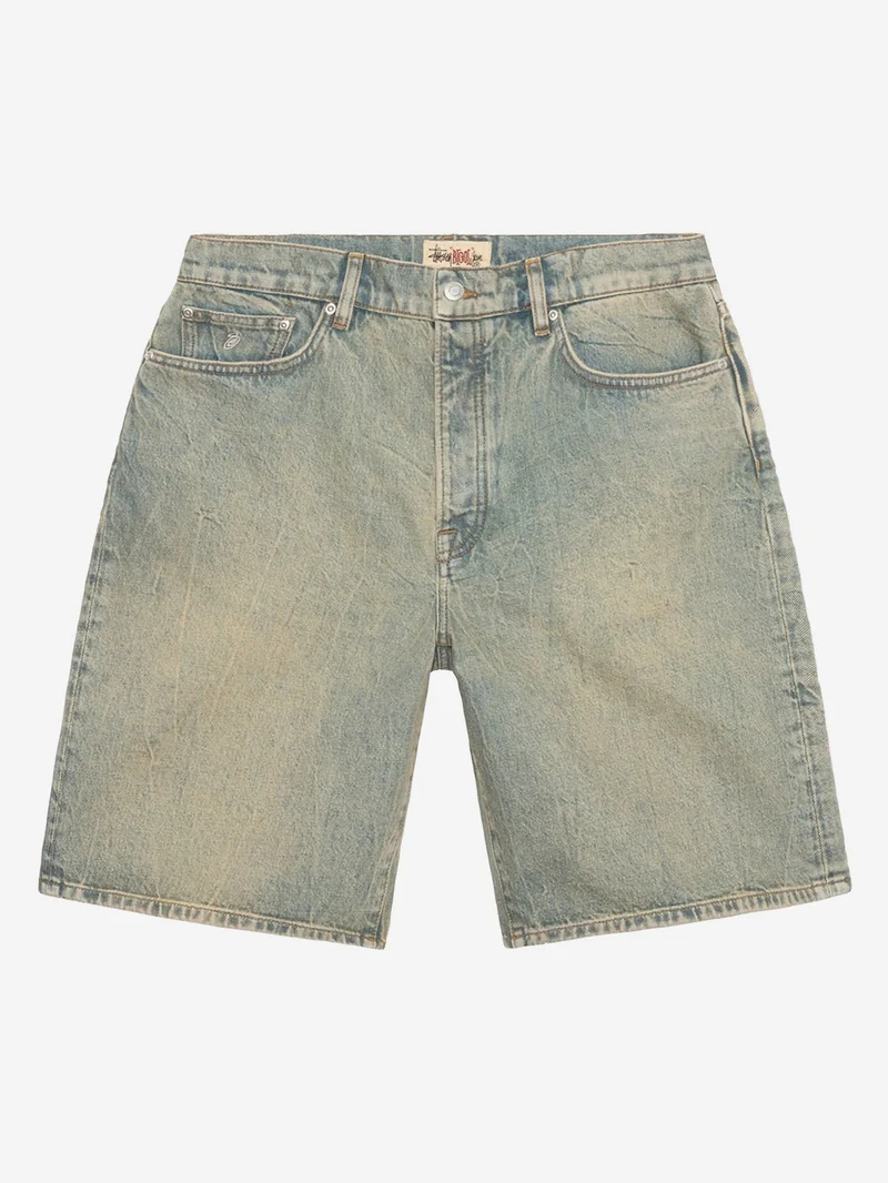 Image of Stussy Big Ol Shorts Washed Canvas - Beach Wash