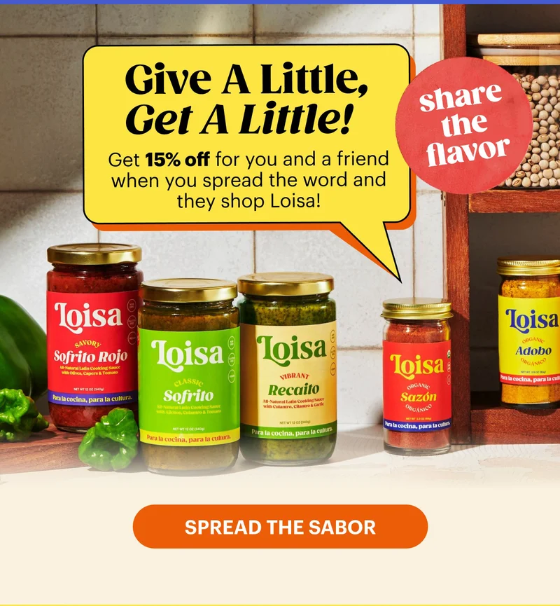 Give A Little, Get A Little! SHARE THE FLAVOR