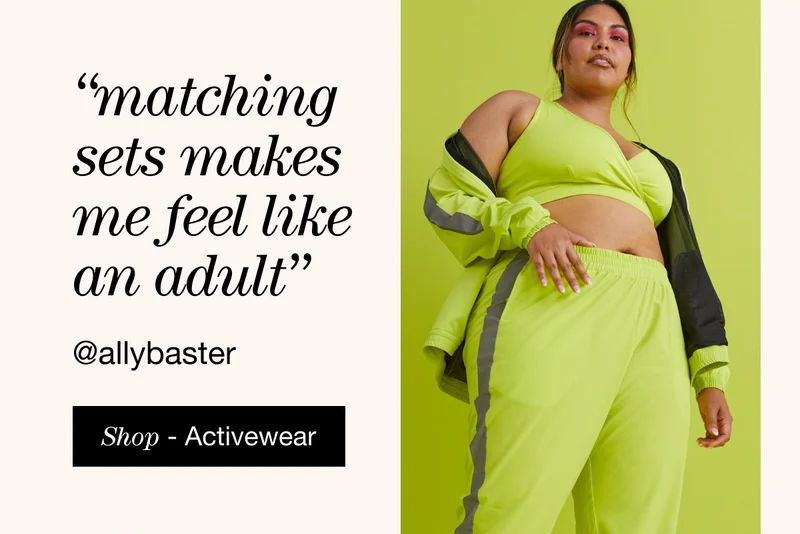 "Matching sets makes me feel like an adult" from @allybaster. Shop Activewear now.
