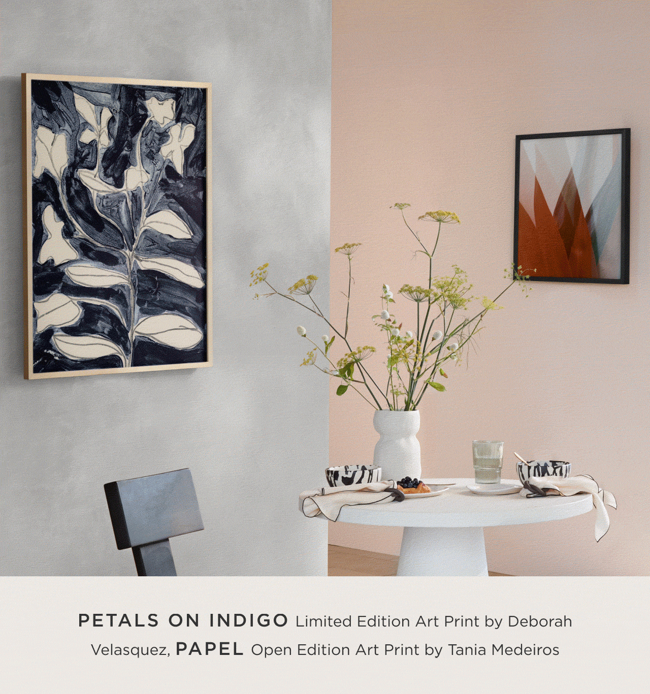 Petals On Indigo, Papel