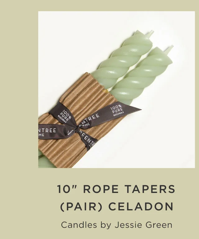 10' Rope Tapers Celadon