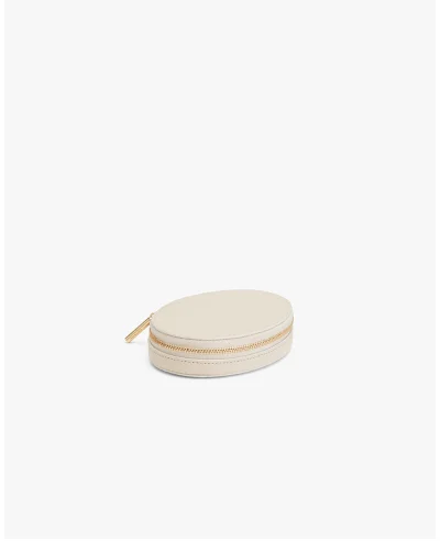 Travel Jewelry Case Ecru