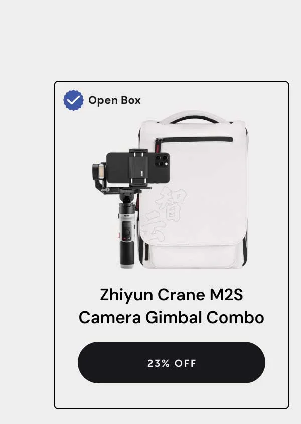 Zhiyun Crane M2S Camera gimbal Combo 23% Off