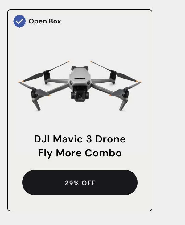 DJI MAVIC 3 DRONE - Fly more combo 29%off