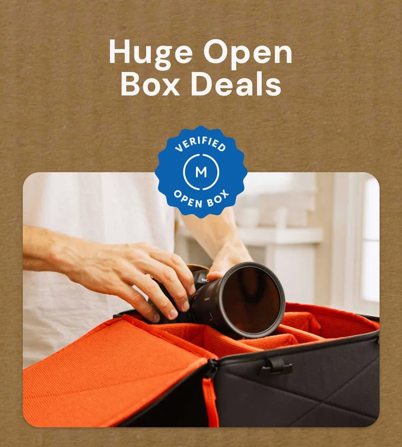 Huge Open Box Deals - Badge and Image
